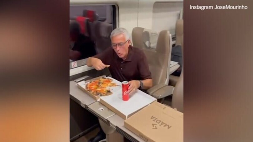 Roma, la cena della vittoria di Josè Mourinho