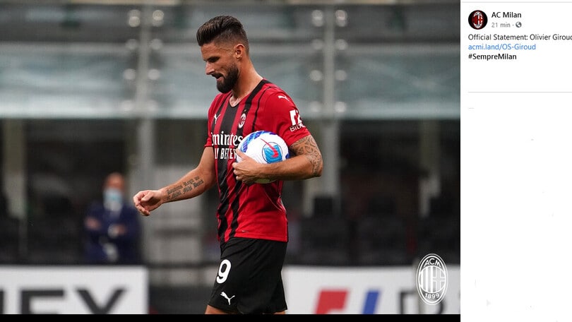 Milan, Giroud positivo al Covid 19