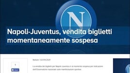 Napoli-Juve, Osservatorio nazionale blocca vendita biglietti