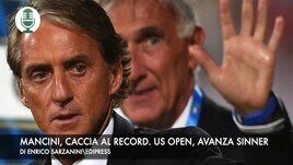 Mancini, caccia al record. Us Open, avanza Sinner