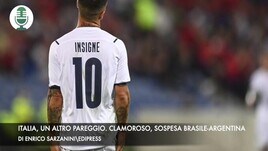 Italia, un altro pareggio. Clamoroso, sospesa Brasile-Argentina