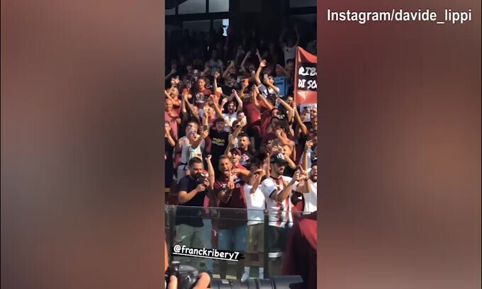 Salernitana, che calore per Ribery!