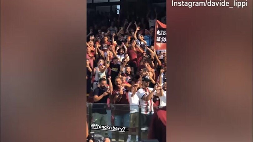 Salernitana, che calore per Ribery!