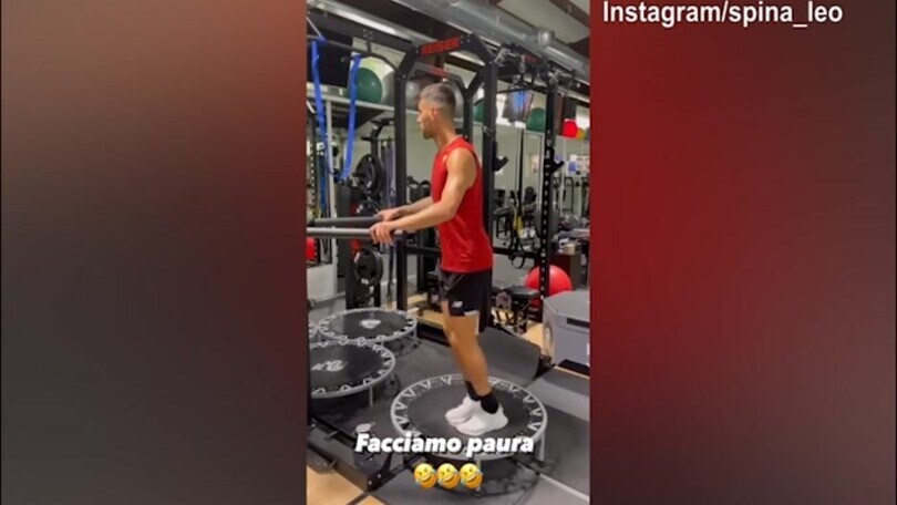 Roma, Spinazzola "vede" il ritorno: eccolo in allenamento