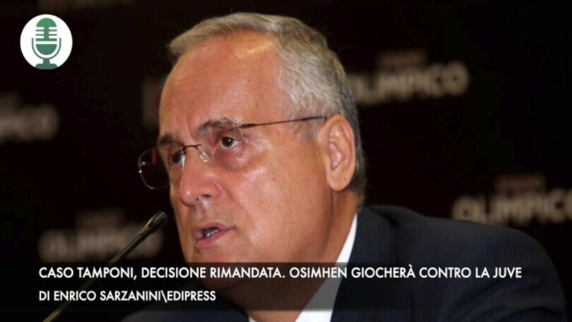 Caso tamponi, decisione rinviata. Osimhen giocherà contro la Juve