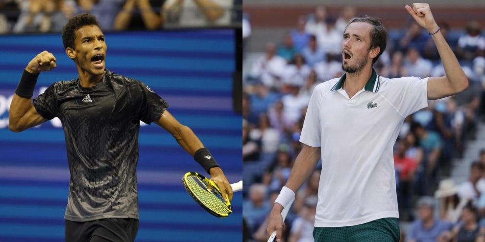 Us Open, i primi semifinalisti sono Medvedev e Auger-Aliassime