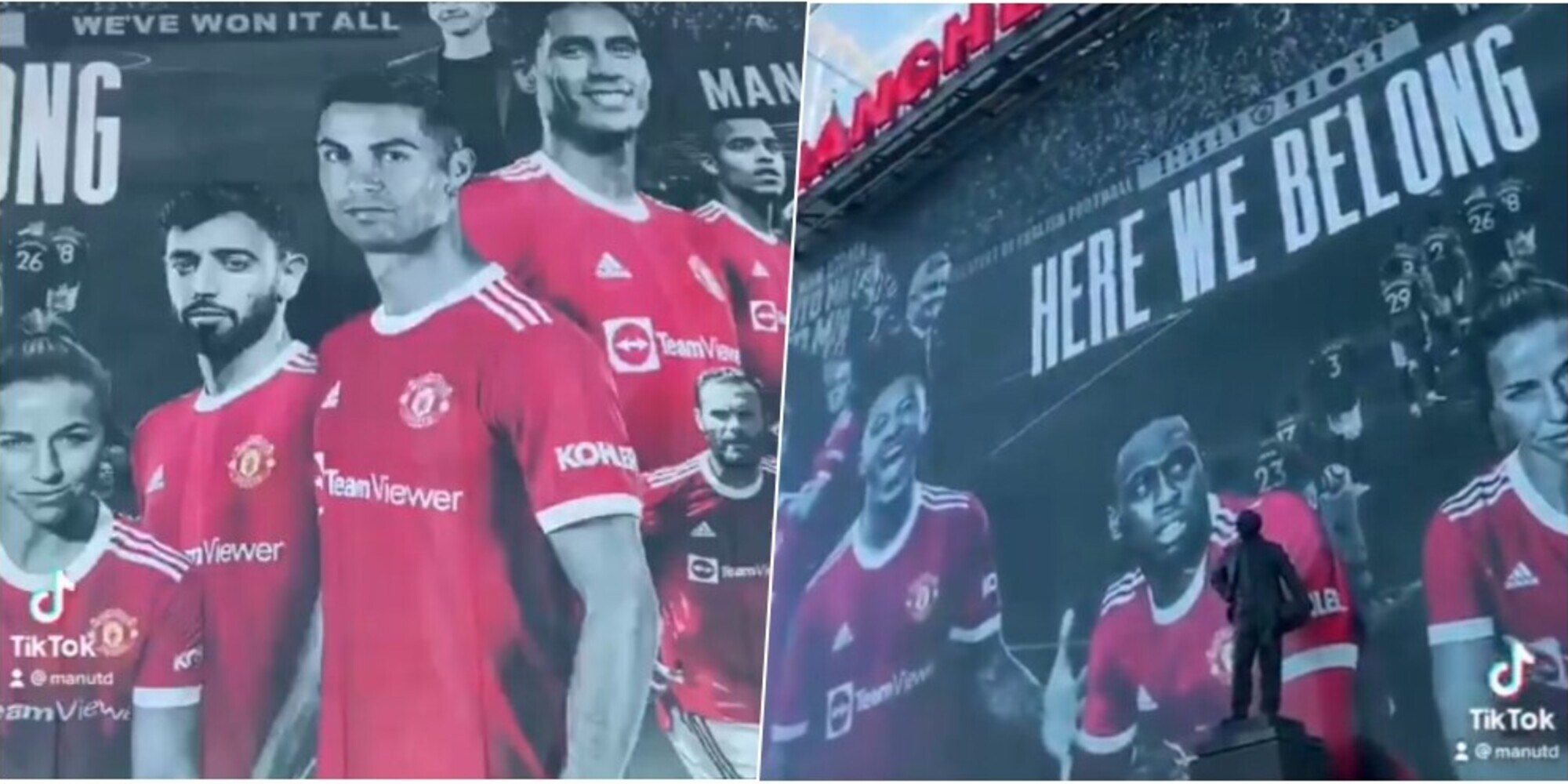 Ronaldo torna nell'immagine ufficiale del Manchester United