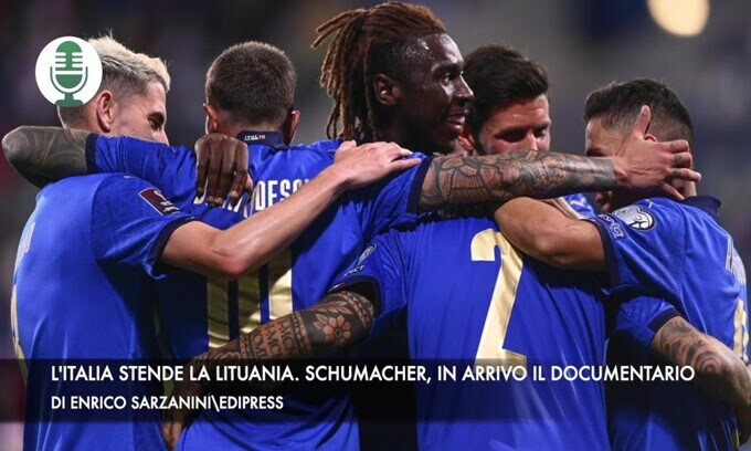 L'Italia stende la Lituania. Schumacher, in arrivo il documentario