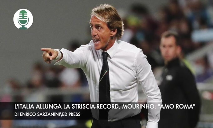 L'Italia allunga la striscia-record. Mourinho: "Amo Roma"
