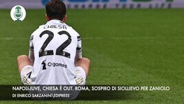 Napoli-Juventus, forfait di Chiesa. Roma, sospiro di sollievo per Zaniolo