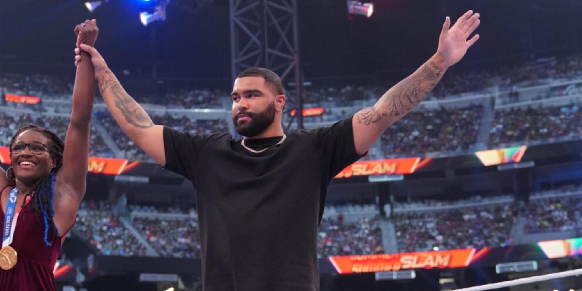 Olimpiadi, la medaglia d'oro Gable Steveson in WWE