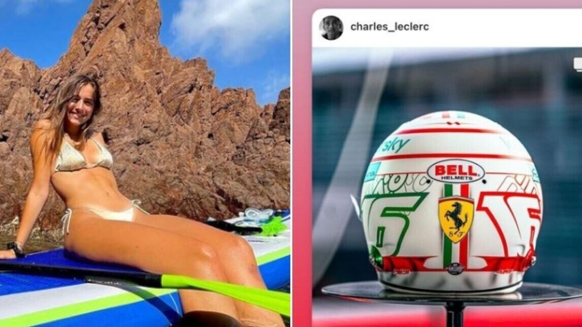Charlotte Sine, la dedica al suo Leclerc che infiamma i tifosi Ferrari