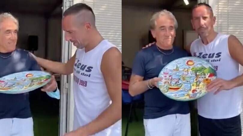 Ribery, omaggio speciale da un tifoso