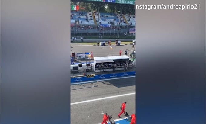 Gp Monza, c'è anche Pirlo