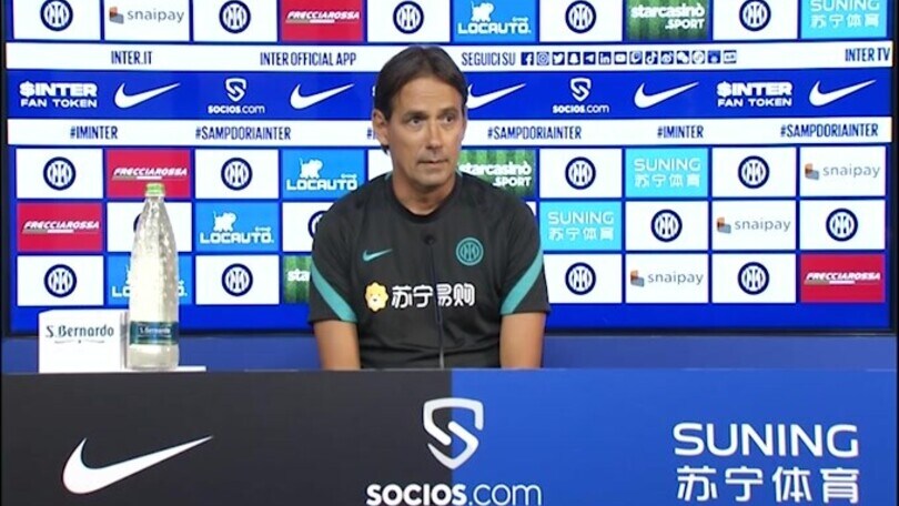 Inzaghi: "Bastoni salta la Sampdoria"