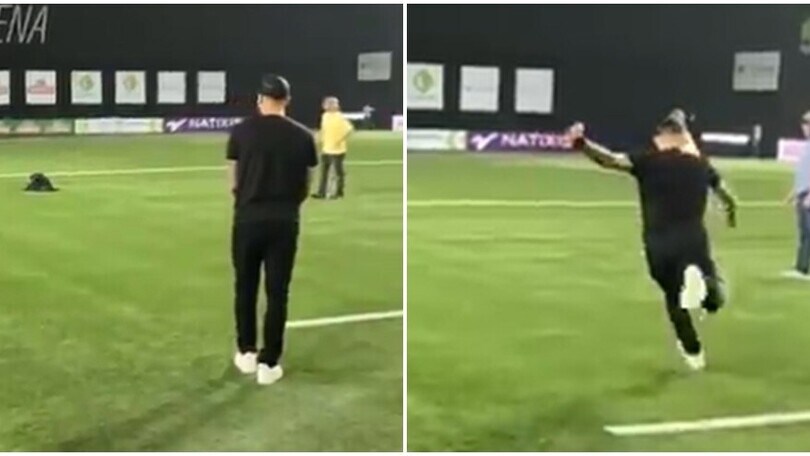 Icardi si dà al football americano, e sembra saperci fare!