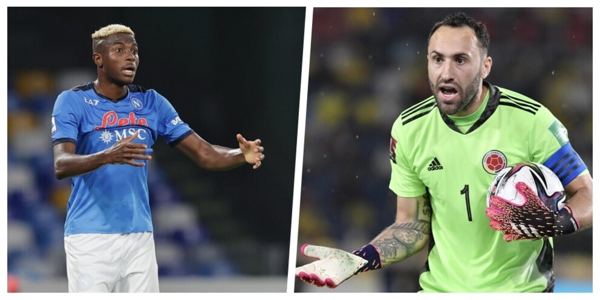 Napoli, Osimhen e Ospina a rischio per il Leicester