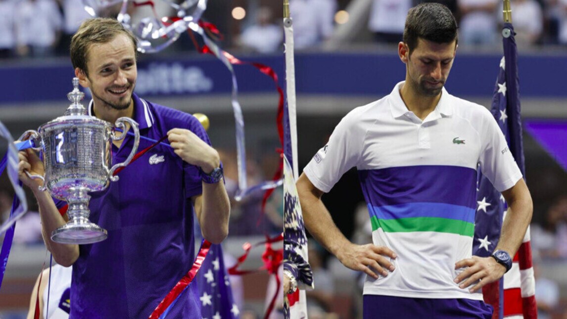 Us Open, la gioia di Medvedev e la delusione di Djokovic