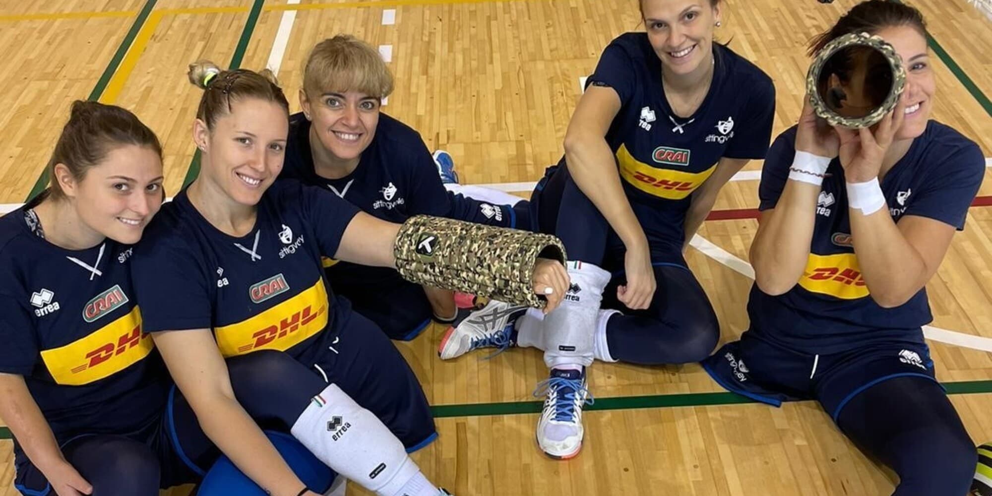 La femminile di Sitting in raduno a Milano