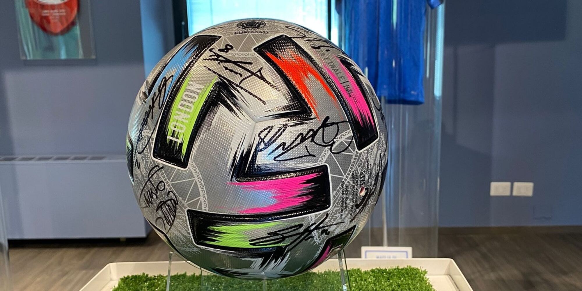 Al Museo del Calcio arrivano il pallone della finale e la Coppa di Euro 2020