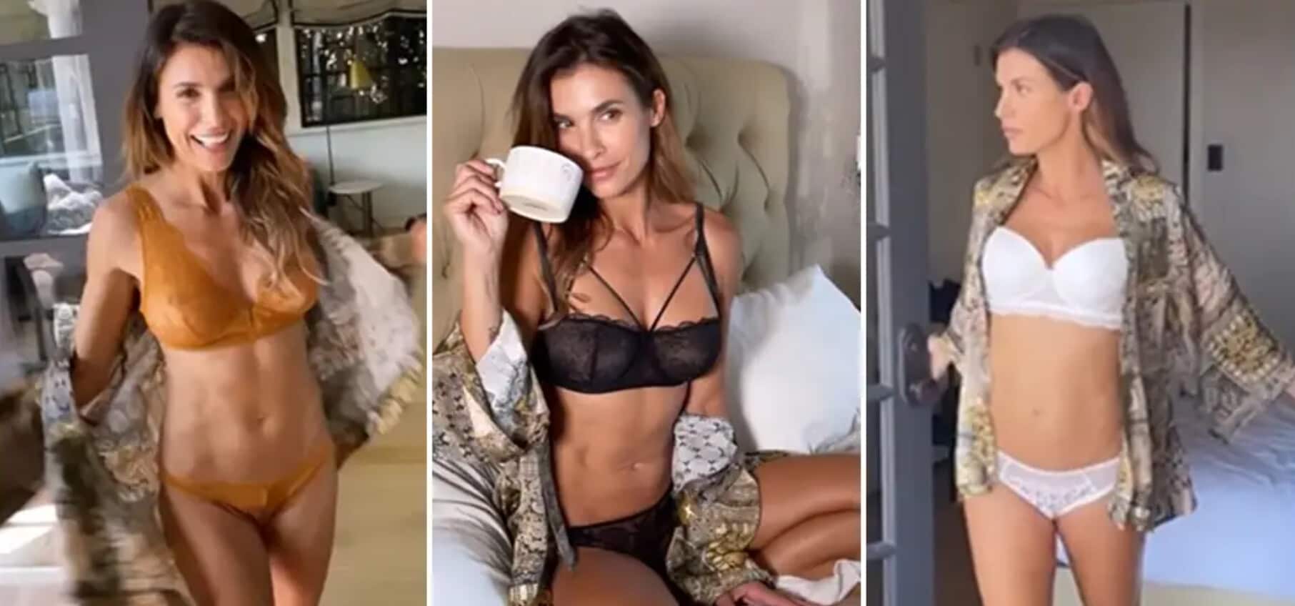 Elisabetta Canalis in intimo fa impazzire i fan!