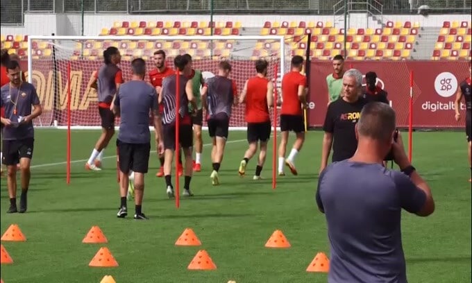 Roma, a Trigoria per preparare la gara contro il Cska Sofia