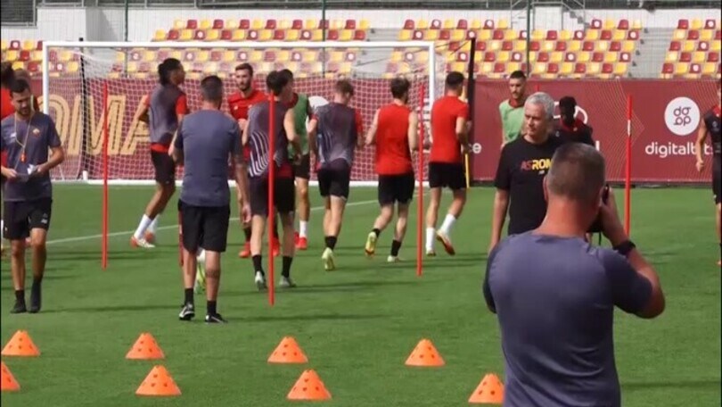 Roma, a Trigoria per preparare la gara contro il Cska Sofia