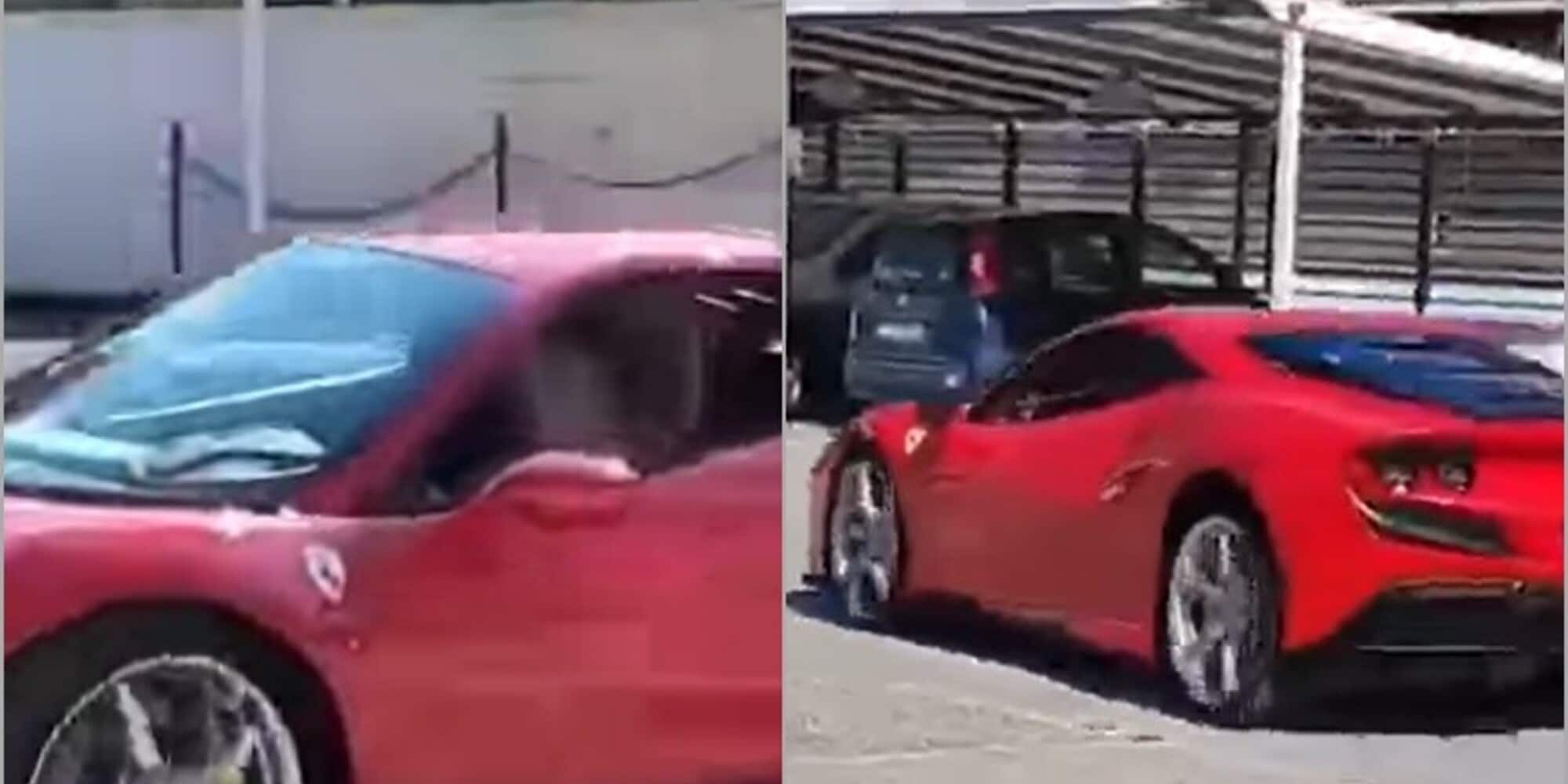 Napoli, bambino di 11 anni beccato al volante di una Ferrari VIDEO
