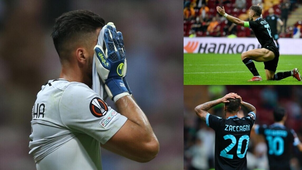 Lazio, papera di Strakosha: fa festa il Galatasaray 1-0