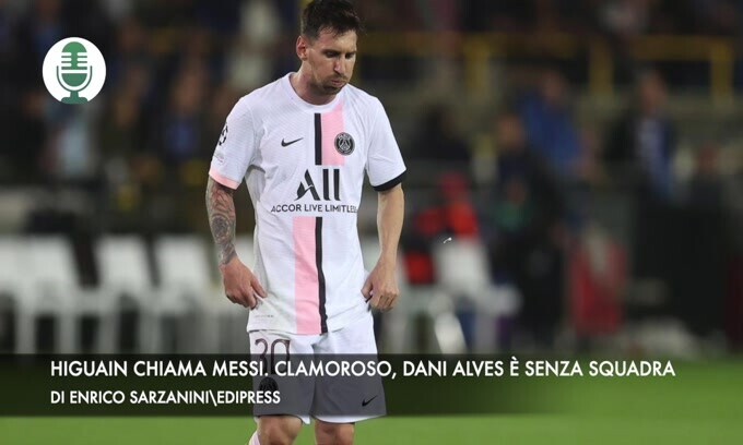 Higuain chiama Messi. Dani Alves è senza squadra