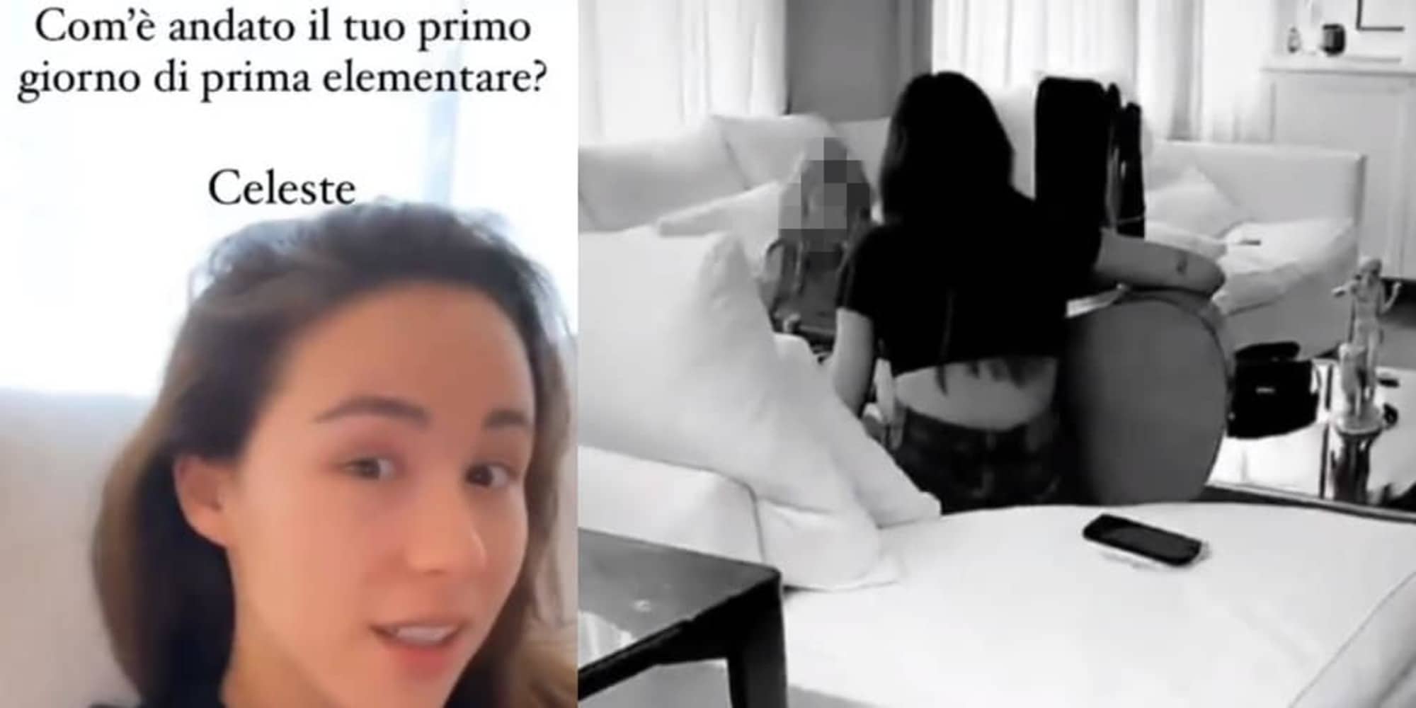 Aurora Ramazzotti e la sorellina vip a scuola: "È la figlia della Hunziker!"