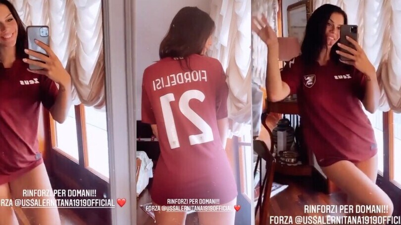 Antonella Fiordelisi fa impazzire i tifosi della Salernitana