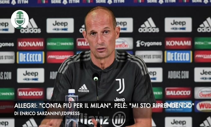 Allegri: "Più importante per loro". Pelè: "Sto migliorando"