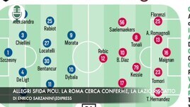 Serie A, Allegri sfida Pioli. La Roma cerca conferme, la Lazio riscatto