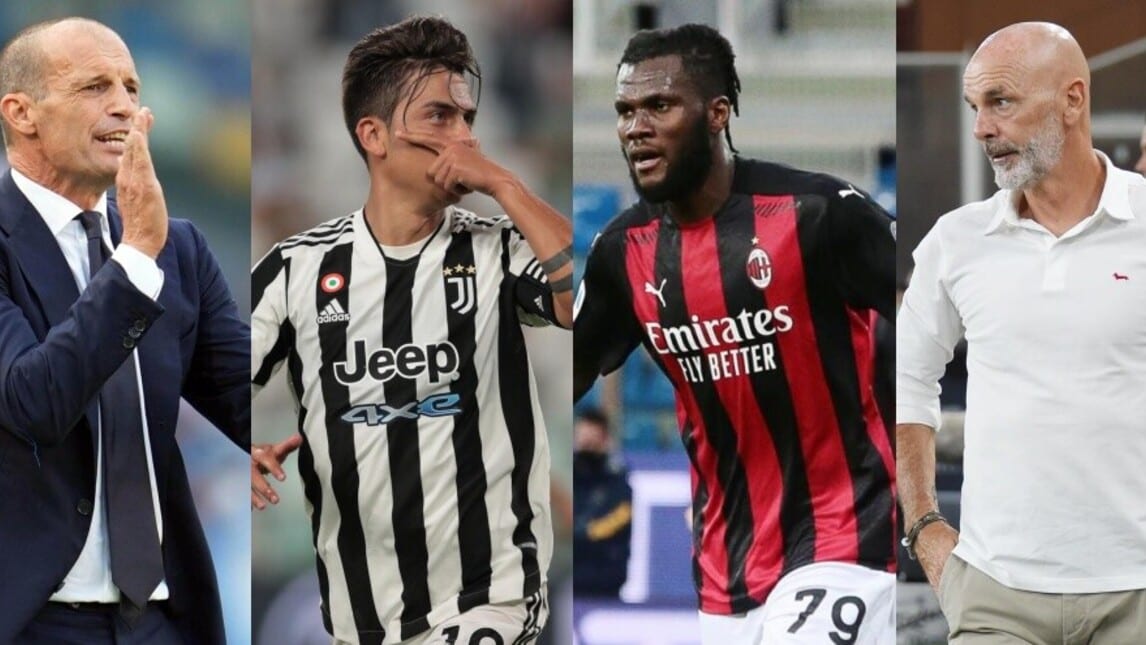 Juve-Milan: le probabili formazioni di Allegri e Pioli