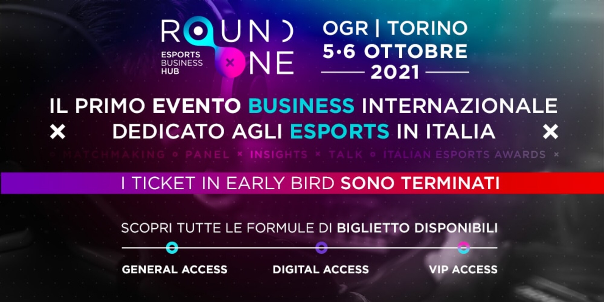 Round One, tutto pronto per l'Evento sul business degli esports in Italia