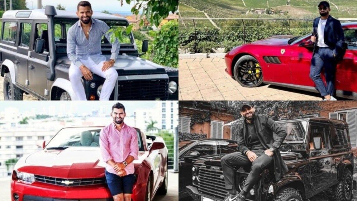 Rincón, nel suo garage di lusso Ferrari e Land Rover