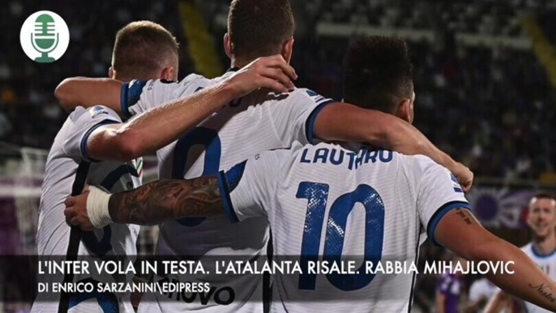 L'Inter vola in testa. L'Atalanta risale. Rabbia Mihajlovic