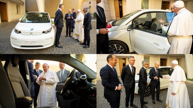 BMW i3: donata al Papa la nuova vettura elettrica della Casa tedesca