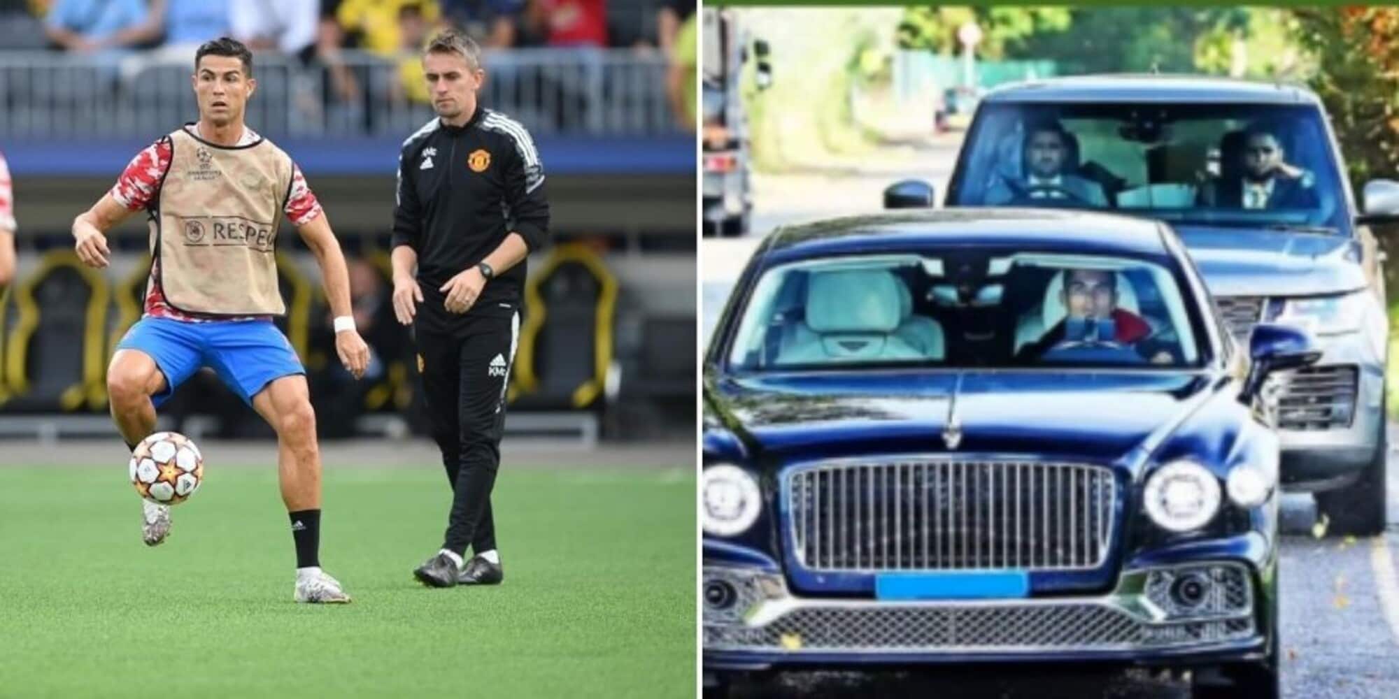 Cristiano Ronaldo, una Bentley Flying Spur per andare all’allenamento