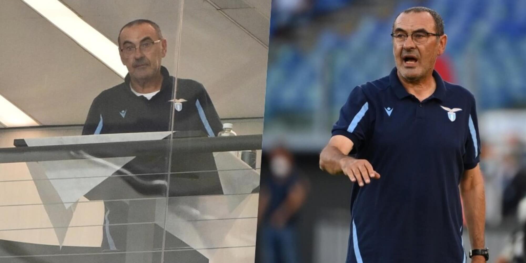 Sarri, sigarette e appunti: sogna la sua Lazio per il derby