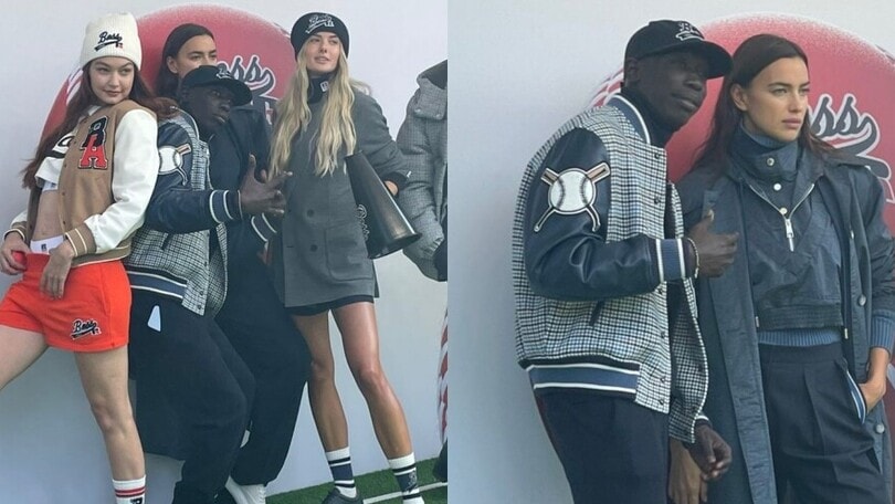 Khaby Lame, Irina Shayk e Gigi Hadid sfilano a Milano