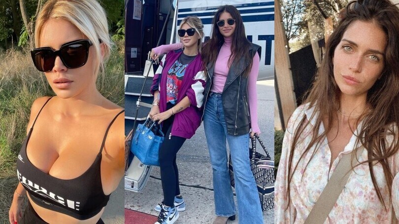 Wanda Icardi in aereo privato con la sorella: la destinazione esclusiva