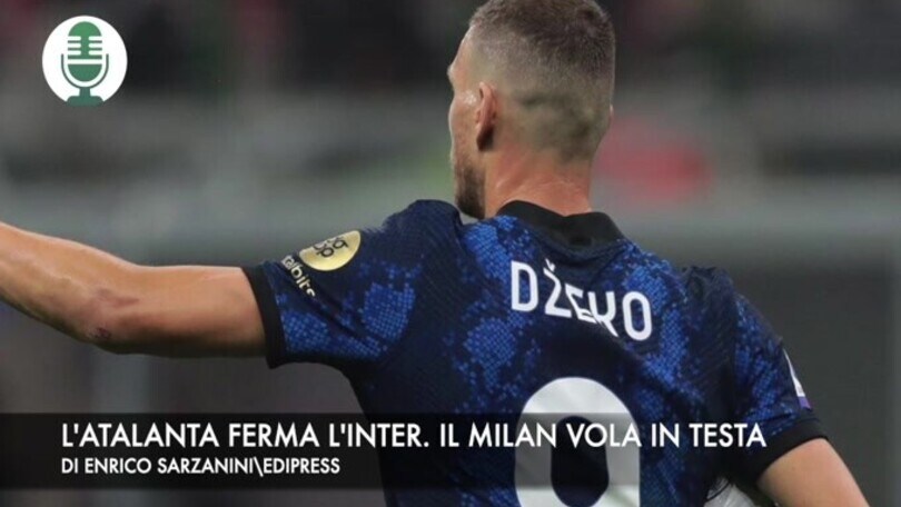L'Atalanta ferma l'Inter. il Milan vola in testa