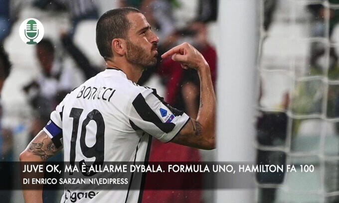 Juventus ok ma è allarme Dybala. Gp Russia, Hamilton fa 100