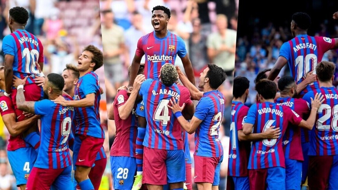 Ansu Fati celebrato come nuovo Messi: l'immagine col 10 è iconica