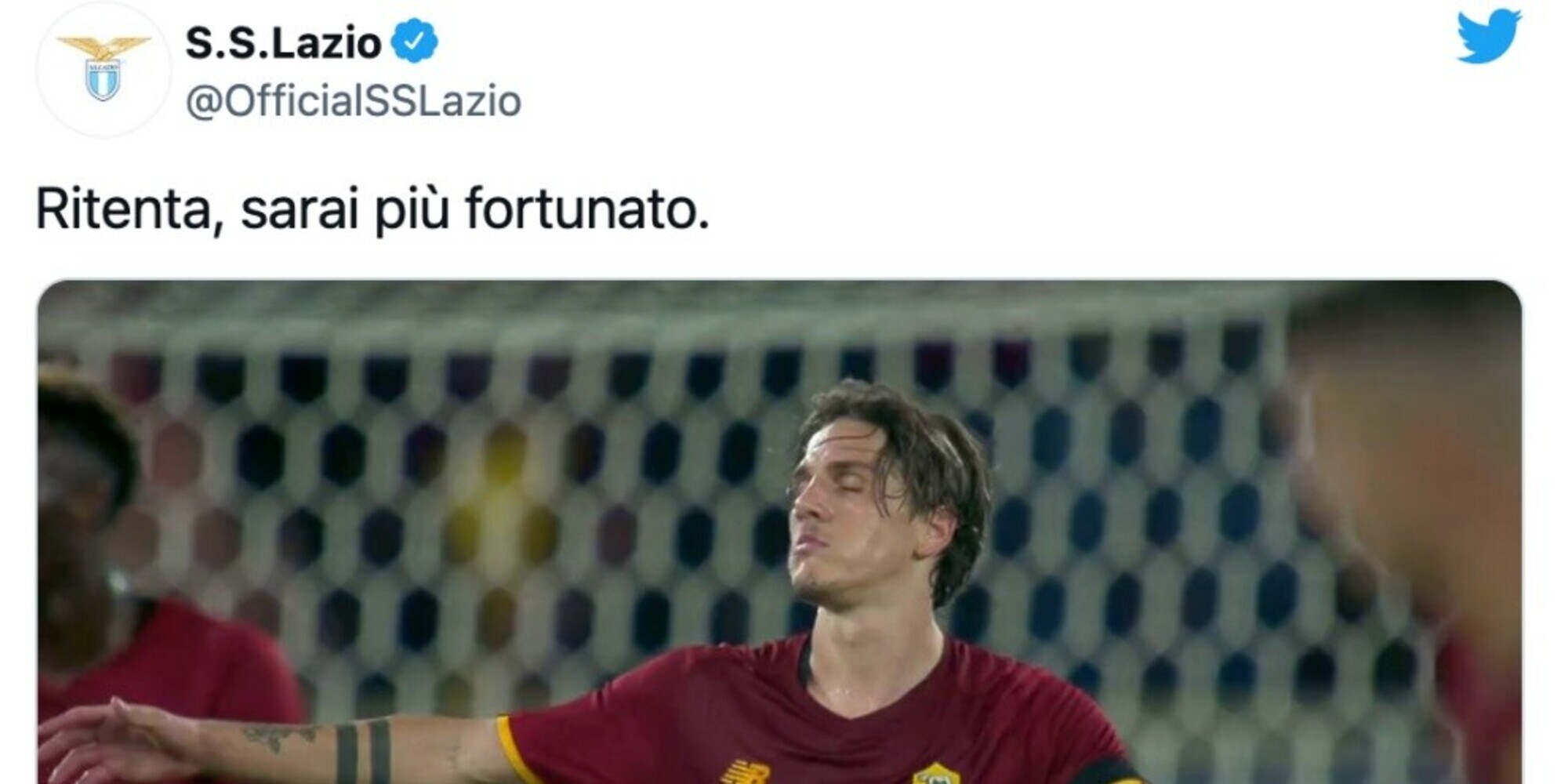 Lazio, bufera social per il post su Zaniolo e la Roma