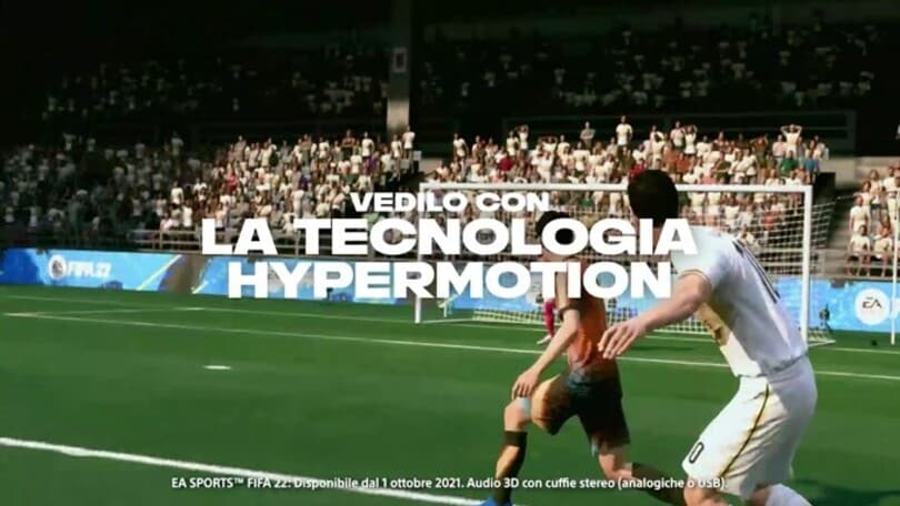 Fifa 22: con la tecnologia HyperMotion si cambia modo di giocare