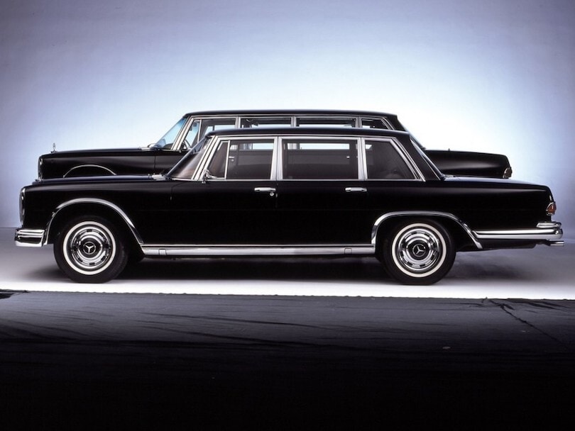 Mercedes W100, classico intramontabile dal Papa alla Regina