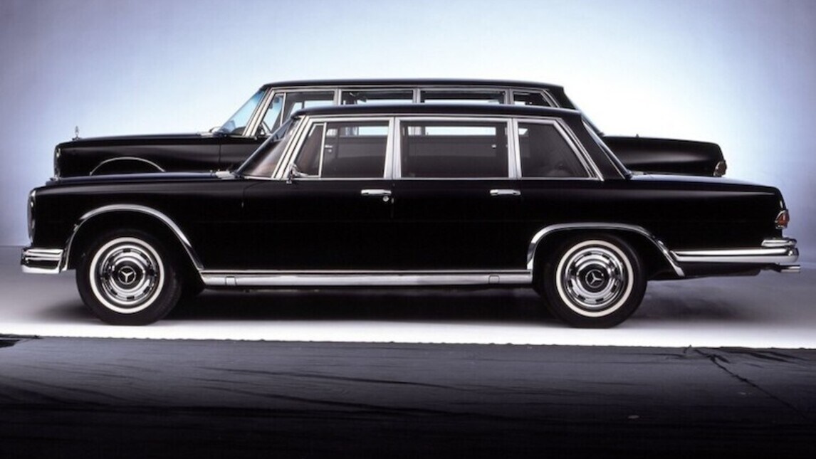 Mercedes W100, classico intramontabile dal Papa alla Regina